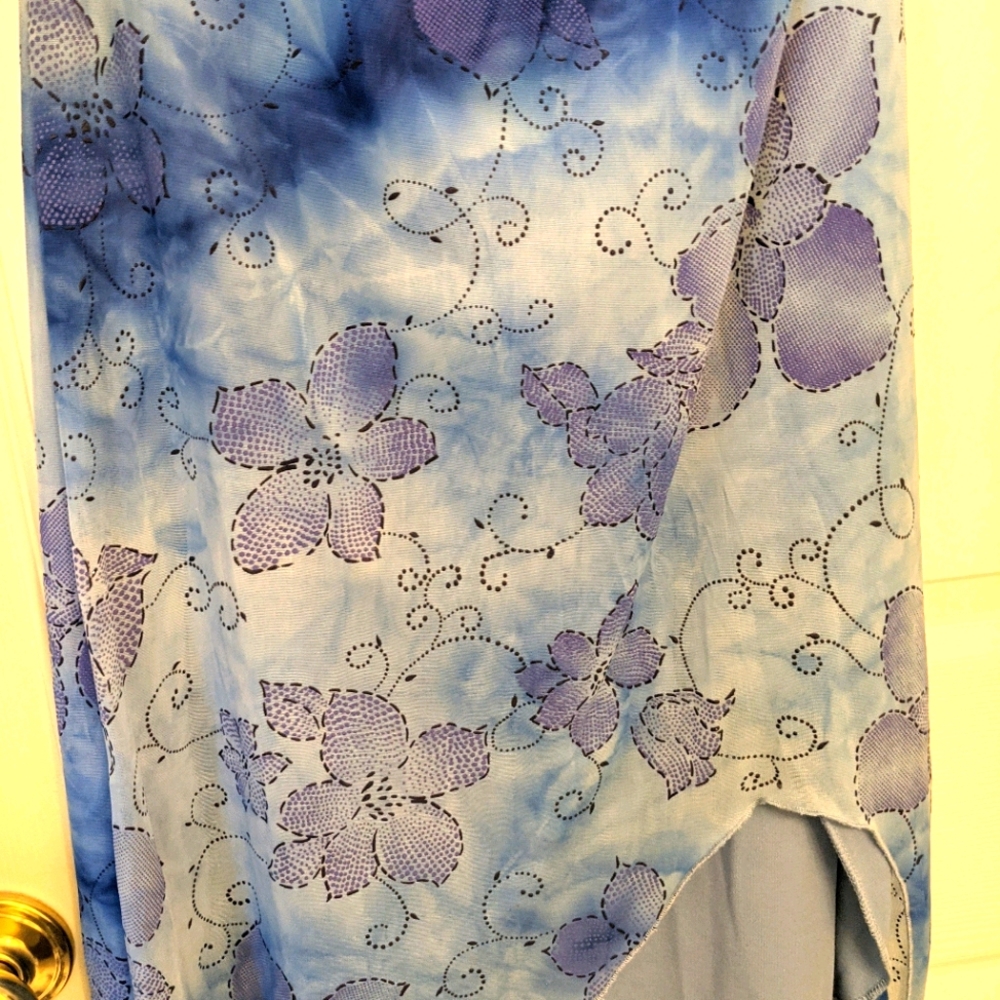 Blue flower dress
